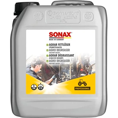 Image de SONAX AGRAR Dégraissant (5 litres) pour le nettoyage d&#039;éléments de moteurs, d&#039;outils et d&#039;appareils recouverts d&#039;huile ou graisse Réf: 07425000