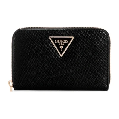 Image de Guess Laurel Medium ZIP Around Portefeuille, Femme, Taille: One Size, Black