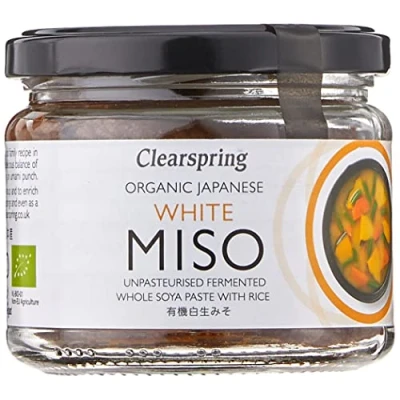 Image de Clearspring Pot de miso japonais bio blanc non pasteurisé, 270 g