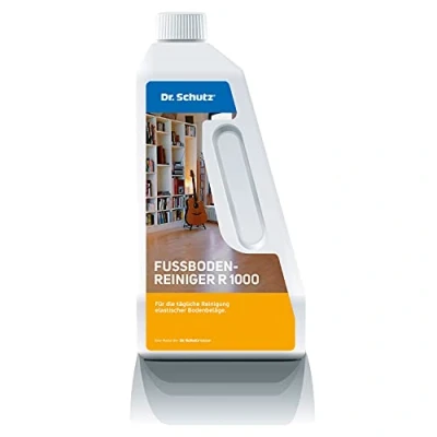 Image de Dr. Schutz Nettoyeur de sol R 1000 750 ml Nettoyage sans traces pour PVC, CV, linoléum, caoutchouc, pierre, design et parquet Nettoyant sols en vinyle