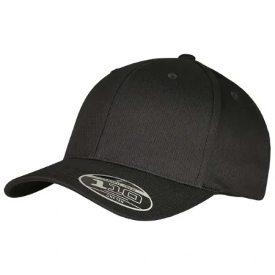 Image de Flexfit Mixte Wooly Combed Baseball Cap, Noir (blk/blk), XS S EU
