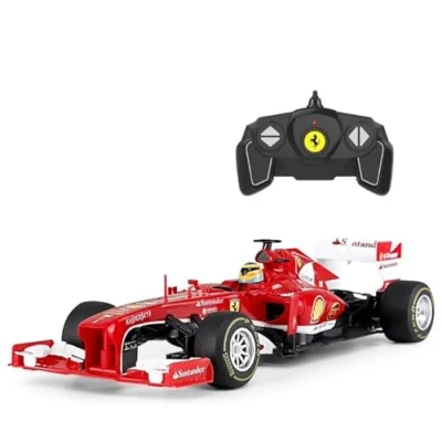 Image de Ferrari Rouge F138 F1 Voiture de Course télécommandée (échelle 1:18) sous Licence Officielle, pour Les 6 Ans et Plus Coureurs prêts à Courir Fernando Alonso + Felipe Massa Drive to Surive