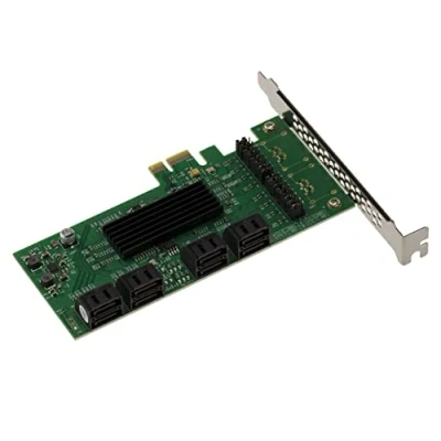 Image de KALEA INFORMATIQUE Carte contrôleur PCI Express PCIe x1 vers 8 Ports SATA avec Chipset Marvell 88SE9215 88SM9705