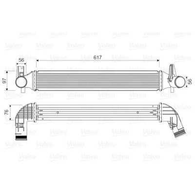 Image de VALEO 818338 Intercooler sans vanne EGR AUDI: A1 3/5 portes, Sportback, SEAT: Ibiza 4, 4 Sportcoupe, VOLKSWAGEN: Polo V portes