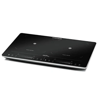Image de Rommelsbacher CT 3420/IN Plaque Noir Comptoir 56 cm avec zone à induction 2 zone(s)