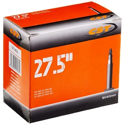 Image de CST Uni 071403 Tuyau de vélo Noir 27,5 x 1.902.10 47/54584 SV40 mm