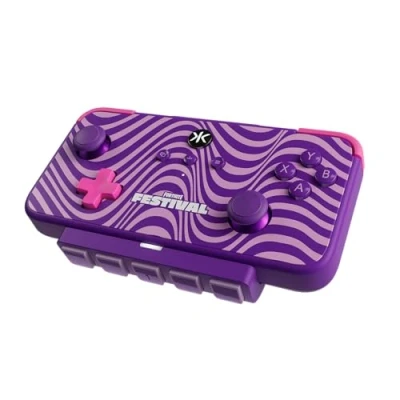 Image de CRKD NEO S Controller Purple Wave for Nintendo Switch, PC, Mobile, Smart TV (Fortnite Festival Edition)
