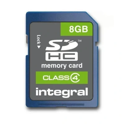 Image de Integral 8GB SDHC CLASS 4 MEMORY CARD 8 Go SD UHS I Neuf