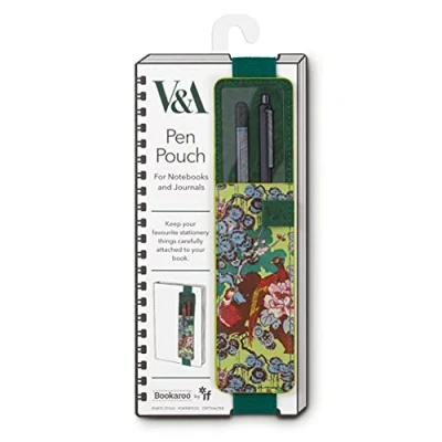 Image de IF V &amp; A Bookaroo Trousse à stylos Motif faisan Sundour Vert