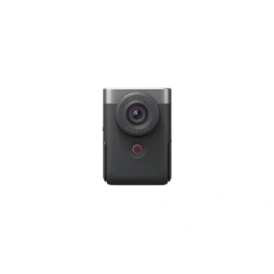 Image de Canon PowerShot V10 4K Caméra pour Vlog de Poche (Argent) Kit Vlogging Démarrage Tout en Un avec Support Intégré, Accessoires Bluetooth, Wi FI, UVC/UAC
