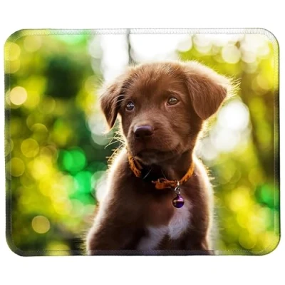 Image de Silent Monsters Tapis de Souris Taille L (360 x 250 mm) Mouse Pad, Motif Petit Chiot Chien, approprié pour Bureau et Gaming