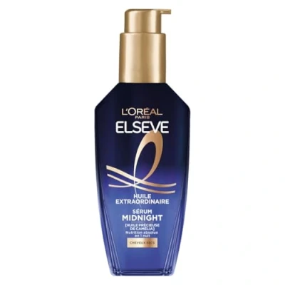 Image de L&#039;Oréal Paris Huile Extraordinaire Midnight SÉRUM ELSÈVE Soin des cheveux, Taille: 100 ml,