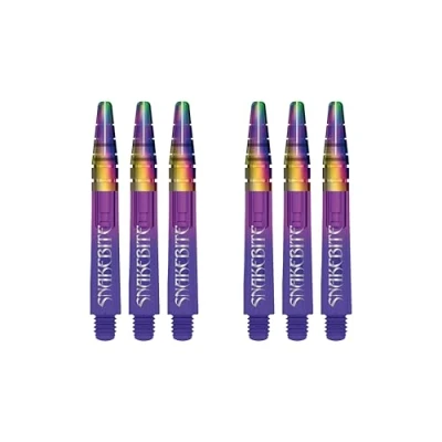 Image de RED DRAGON Peter Wright Snakebite Nitrotech Lot de 2 tiges fléchettes ioniques Violettes (6 au Total)