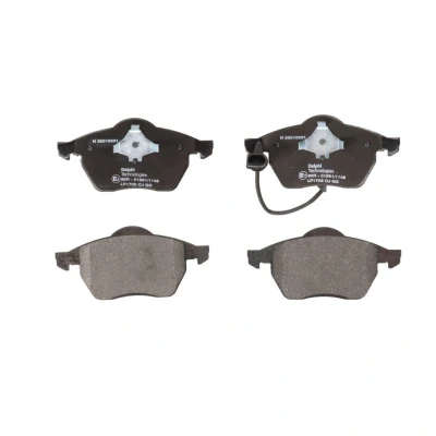 Image de DELPHI LP1706 Jeu de plaquettes frein contact signal d&#039;usure inclus avec tôle anti bruit sans accessoires AUDI: A4 B5 Avant, Berline