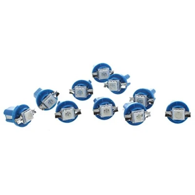 Image de Lapyyne 10x AMPOULE LED SMD COMPTEUR TABLEAU DE BORD B8 5D T5 avec support BLEU TUNING