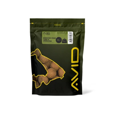 Image de Bouillettes Avid Monster Crab Tuna &amp; Spirulina 24mm (1kg)