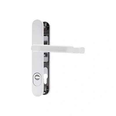 Image de Abus Ferrure de protection porte SRG92N ZS W avec cylindre &amp; poignée des deux côtés, blanc 62569
