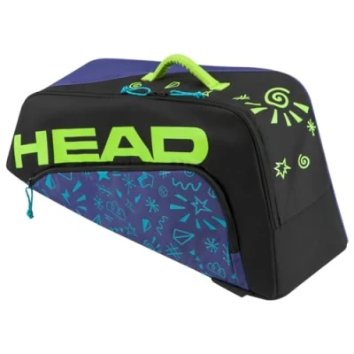 Image de HEAD Sac de Raquette Unisexe Youth JR Tour Monster Tennis Vert Acide/Noir S, Acide/Noir, S