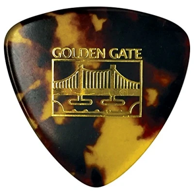 Image de Golden Gate Mp 10 Deluxe Tortue Style Mandoline Pick Grand Triangle Douzaine