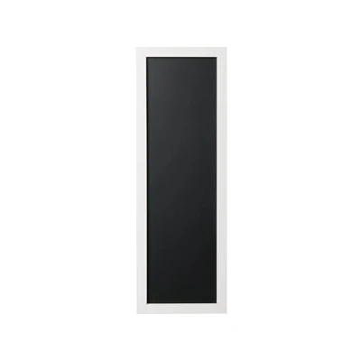 Image de Bi Office Back2Chalk Essentials Tableau à craie Noir Cadre en MDF Blanc Mat 20x60cm