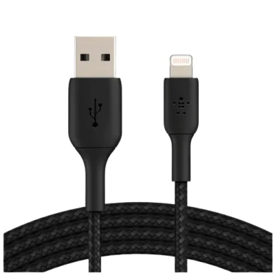 Image de Belkin Boost Charge Lightning Braided Cable 3 Métres Noir