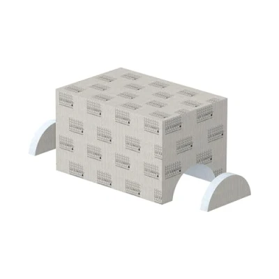 Image de LUX ELEMENTS Banquette de Douche prêt à carreler 75 x 50 45 cm I Droite en Mousse Dure pour Utilisation Devant Un Mur ou dans Une Niche