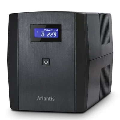 Image de Atlantis Land OnePower Line Interactive Server S1501 Onduleur CA 230 V 1500 VA 9 Ah connecteurs de sortie : 6