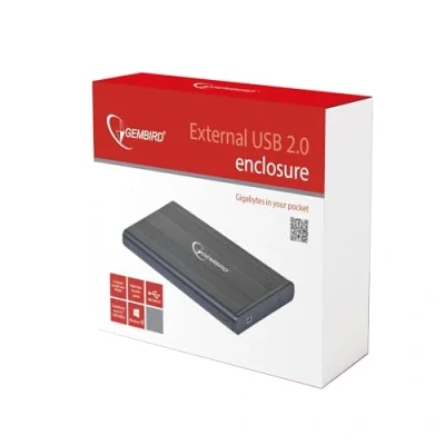 Image de Boitier noir HDD 2.5&#039;&#039; USB 2.0 pour 2.5 SATA