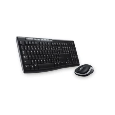 Image de Logitech MK270 Combo Clavier et Souris Sans Fil pour Windows, Slovène disposition grecque QWERTY, Noir