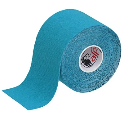 Image de ALPIDEX Ruban Adhésif de Kinésiologie 5 m x 5,0 cm Diverse Couleurs 1/3/ 6/12 Rouleaux E Book Exemples D&#039;application Bandes Kinesiology Tape, Couleur:la lumière bleue, Quantité:1 rouleau