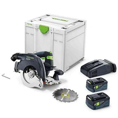 Image de Festool Scie circulaire à capot basculant sans fil HKC 55 5,0 EBI Plus SCA