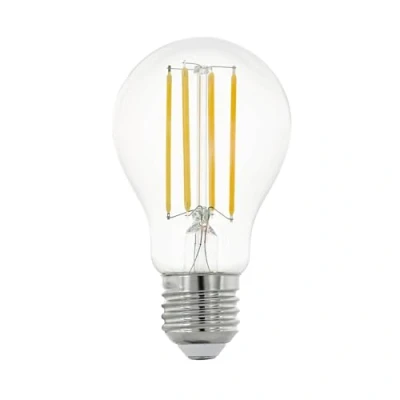 Image de EGLO connect.z Ampoule LED E27 connectée, A60, ZigBee, contrôlable par appli et commande vocale, dimmable, blanc neutre, 806 lumens, 6 watts, transparent, design vintage