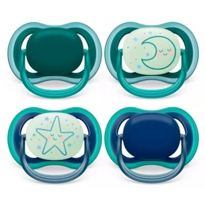 Image de Avent Sucette ultra air Happy Papa 6 18 Mois (Couleur non sélectionnable)​