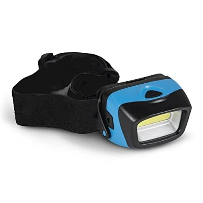 Image de Lampe frontale KAMPA Signal Piles 3 modes Noir et bleu