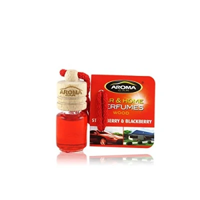 Image de Aroma Car Désodorisant, Parfum Mini Bouteille Bois Senteur Fraise des Et Mure
