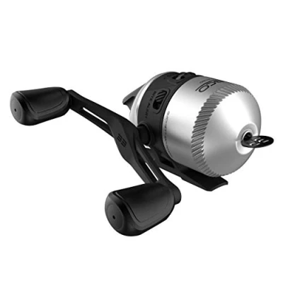 Image de Zebco Moulinet de pêche Spincast 33, Quickset Anti Retour avec Alerte Morsure, Cadran Lisse, Frein réglable, Engrenages puissants entièrement métalliques Un Cadre léger en Graphite,
