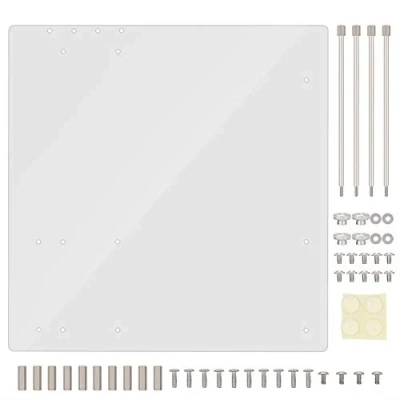 Image de Cadre Acrylique pour Carte mère M ATX Open Frame Transparent Overlock Case Computer Base de Bricolage Pratique Les Tests, l&#039;overclocking ou Jeux