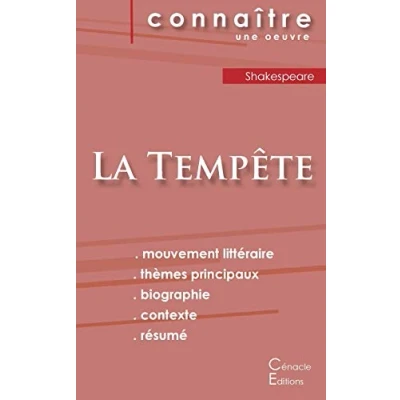 Image de Fiche de lecture La Tempête William Shakespeare (analyse littéraire référence et résumé complet)