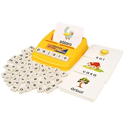 Image de Jeu Amusant d&#039;alphabétisation espagnole Espanol Minuscules Mots de Vue 60 Cartes Flash Jouets éducatifs d&#039;apprentissage des Langues pour Enfants
