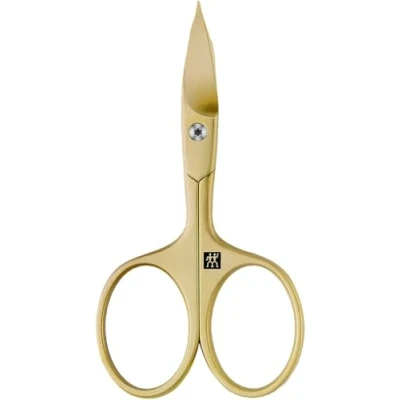 Image de ZWILLING Ciseaux à ongles combinés (Ciseaux pour et cuticules, tranchant incurvé pointe fine une coupe précise), Premium, Or, 90 mm