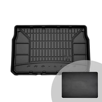 Image de FROGUM ProLine 3D Tapis de Coffre Voiture Bac Exclusif en Caoutchouc pour Citroën C3 III Depuis 2016 Organisateur Pratique Les Bords Plus Hauts