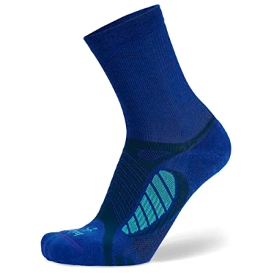 Image de Balega Unisex Ultralight Crew Chaussettes de Courseen, Cobalt, Large, EU Taille 43 45.5