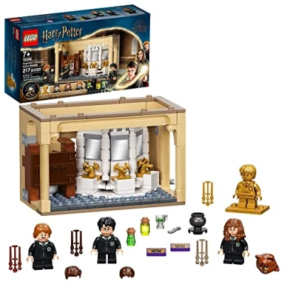 Image de LEGO Harry Potter Hogwarts: Polyjuice Potion Mistake 76386 Bathroom Building Kit with Minifigure Transformations; New 2021 (217 Pieces)