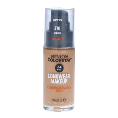 Image de Revlon Fond de teint COLORSTAY Peaux Mixtes À Grasses N 320 TRUE Beige N370 toast, Femme, Taille: 30 ml, toast