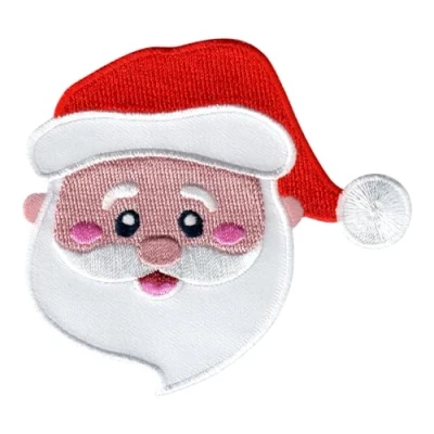 Image de PatchMommy Patch Écusson Brodé Thermocollant en Forme de Pere Noël Pièce Brodée à Coudre ou Coller au fer Repasser pour Enfant et Bébé