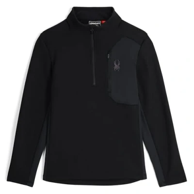 Image de Spyder Bandit 1/2 Zip Veste Polaire Homme, Noir, XL