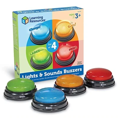 Image de Learning Resources Buzzers sons et lumière (jeu de 4)