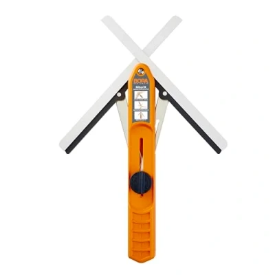 Image de Bora Miterix 530401 Outil de mesure exceptionnel pour que vous puissiez transférer l&#039;angle d&#039;onglet exact à votre scie Argenté/rouge