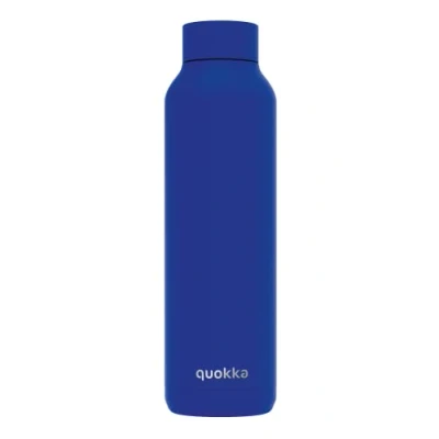 Image de Quokka Solid Ultramarine 630 ML Bouteille d&#039;eau en Acier Inoxydable avec Isolation par Double Paroi Gourde Reutilisable sans BPA maintient Le Liquide Froid jusqu&#039;à 24h, Chaud 12h
