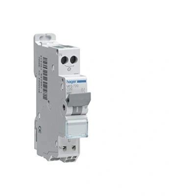 Image de disjoncteur 25a 3ka courbe c phase neutre hager sans vis